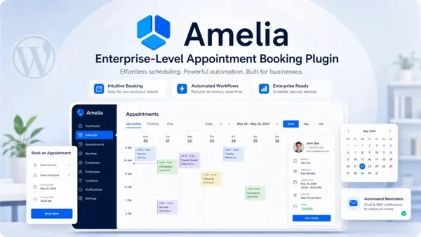 Amelia – Enterprise-Level Appointment Booking WordPress Plugin 9.9.1
