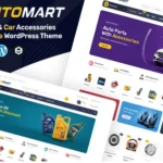 AutoMart Auto Parts & Car Accessories Woocomrece WordPress Theme