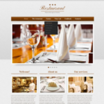 Cafe and Restaurant Responsive Website Template 1.0