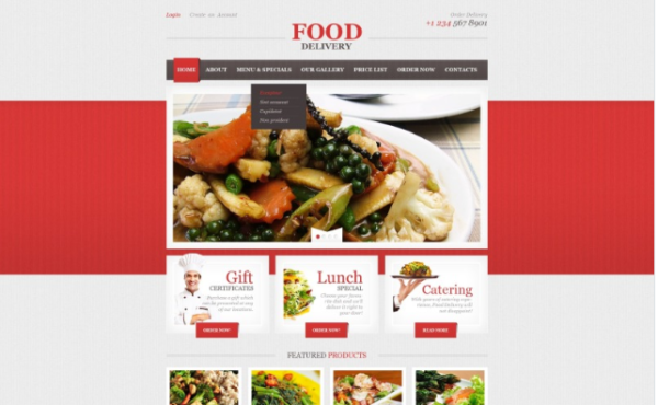 Catering Responsive Website Template 1.0