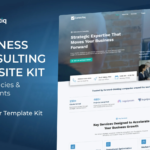 Consultiq Business Consulting & Strategy Elementor Template Kit for Wordpress