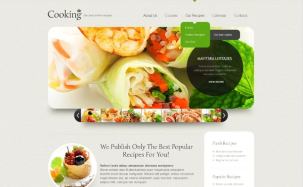 Cooking Responsive Website Template 1.0