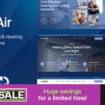 Coolair Air Conditioning & Heating HVAC WordPres 1.3.0