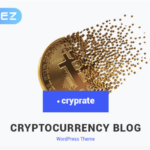 Cryprate Cryptocurrency Blog Elementor WordPress Theme