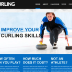Curling Responsive Website Template 1.0
