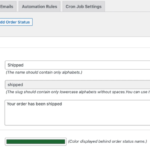 Custom Order Status 1.3.1