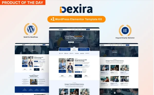 Dexira – Technology & IT Solutions Elementor Template Kit