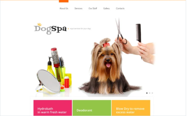 Dog Responsive Website Template 1.0