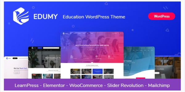 Edumy LMS Online Education Course WordPress Theme 1.2.38