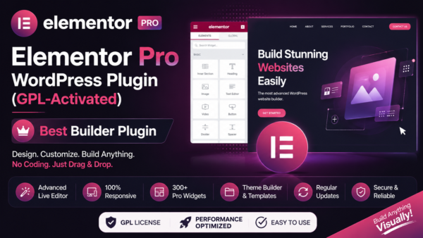 Elementor Pro WordPress Plugin(GPL-Activated) 4.3.2