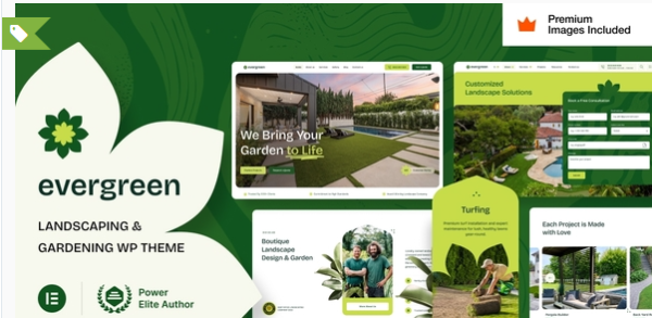 EverGreen – Landscaping Gardening WordPress Theme 20