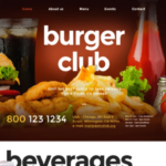 Fast Food Restaurant Responsive Website Template 1.0