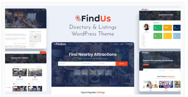 Findus Directory Listing WordPress Theme 1.1.68