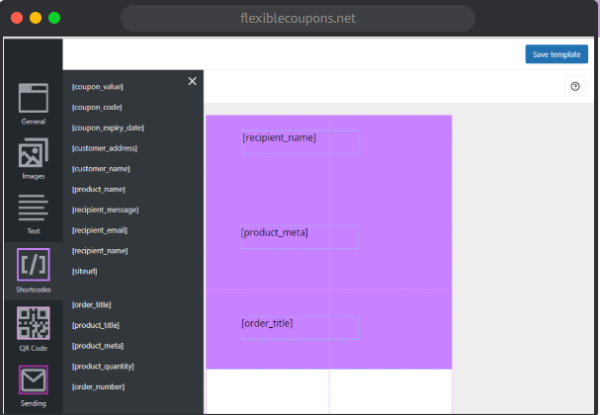 Flexible PDF Coupons Pro for WooCommerce / Shortcodes 2.5.11