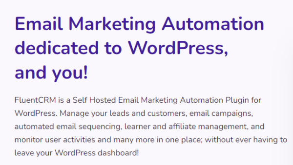 FluentCRM Pro Email Marketing Automation  3.2.6