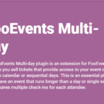 FooEvents Multi-Day 2.0.5