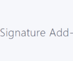 Formidable Digital Signatures 3.2.1