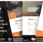 Globax Logistics WordPress Theme + Woocommerce 4.9