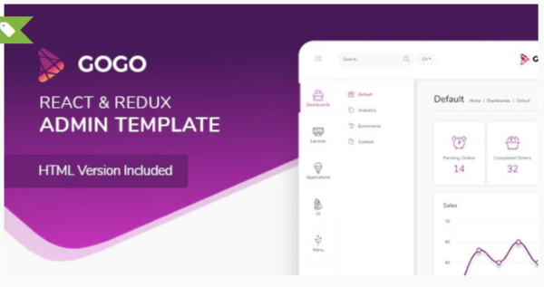 Gogo React Admin Template
