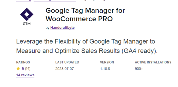 Google Tag Manager for WooCommerce PRO 1.18.1