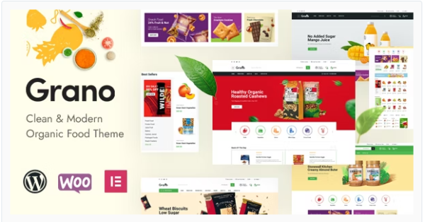 Grano Organic & Food WordPress Theme 1.0.3