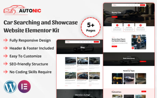 Gymkear – Modern Fitness & Gym Elementor Website Template