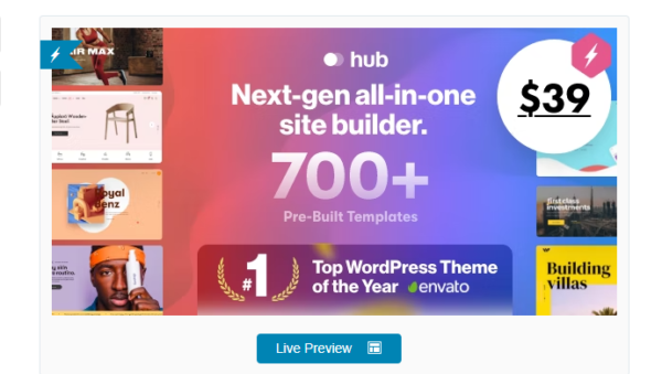 Hub – Responsive Multi-Purpose WordPress Theme 6.0.3