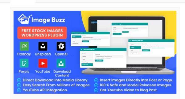 Image Buzz – Free Stock Images WordPress Plugin 1.0.3