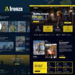 Ironza – Construction & Engineering Website Builder | Building & Architecture Elementor Kit