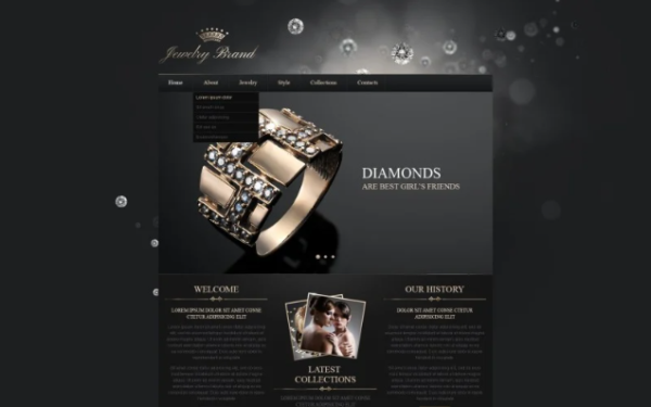 Jewelry Responsive Website Template 1.0