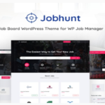 Jobhunt Job Board WordPress theme for WP Job Man 2.2.3