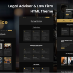 Justica – Legal Advisor & Law Firm HTML Theme 1.0