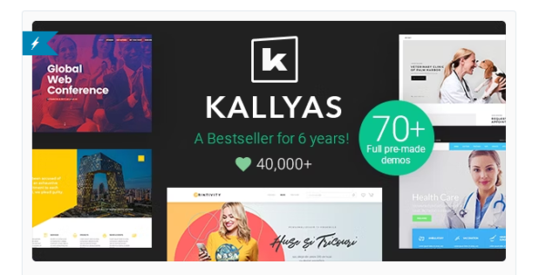 KALLYAS 4.25.0 Activated – Responsive Multi-Purpose WordPress Theme
