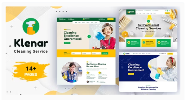 Klenar – Cleaning Services WordPress Theme + RTL 1.1.3