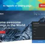 Landium Mobile App Landing Page WordPress Theme 2.3.8