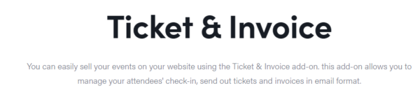 MEC Ticket and Invoice 3.7.0