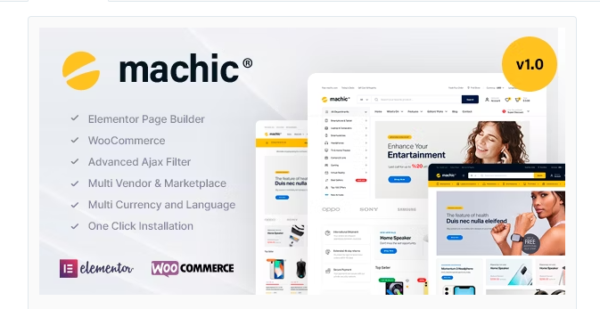 Machic – Electronics Store WooCommerce Theme 1.6.7