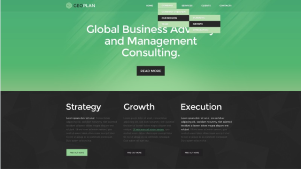 Management Company Responsive Website Template 1.0