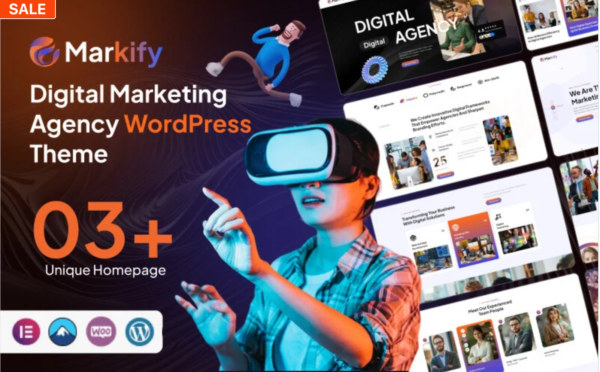 Markify Digital Marketing Agency & SEO Service WordPress Theme