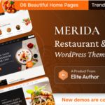 Merida Restaurant & Food WordPress Theme  1.0.6