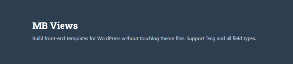 Meta Box Views 1.16.0