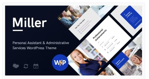 Miller | Personal Assistant & Administrative Services WordPress Theme 1.3.4