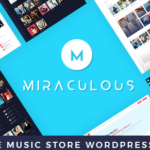 Miraculous Online Music Store WordPress Theme 2.1.3
