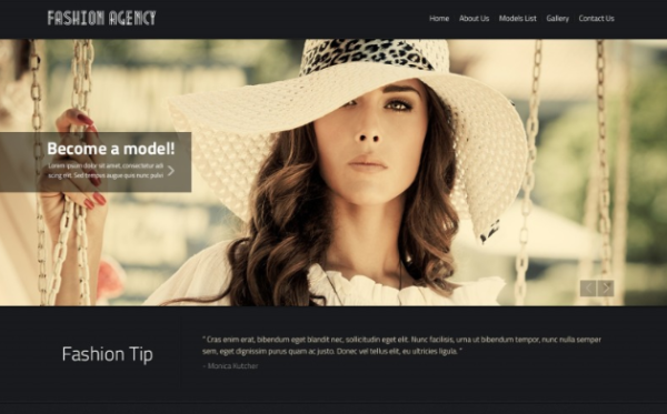 Model Agency Website Template 1.0