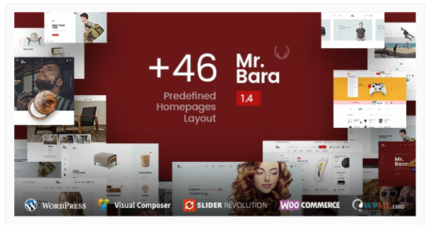 Mr.Bara Responsive Multi-Purpose eCommerce WordPress Theme 2.2.4