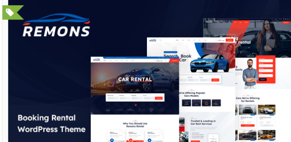 Multipurpose Booking & Rental WP Theme Remons 1.4.1