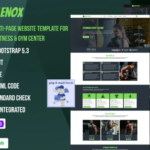 Muscle Nox – Powerful Gym and Fitness Multipage Website Template 1.0
