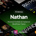Nathan Personal Portfolio WordPress Theme 1.0.5