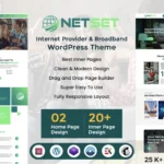 Netset Internet Provider & Broadband WordPress Theme