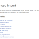 Newsletter – Advanced Import 1.6.3